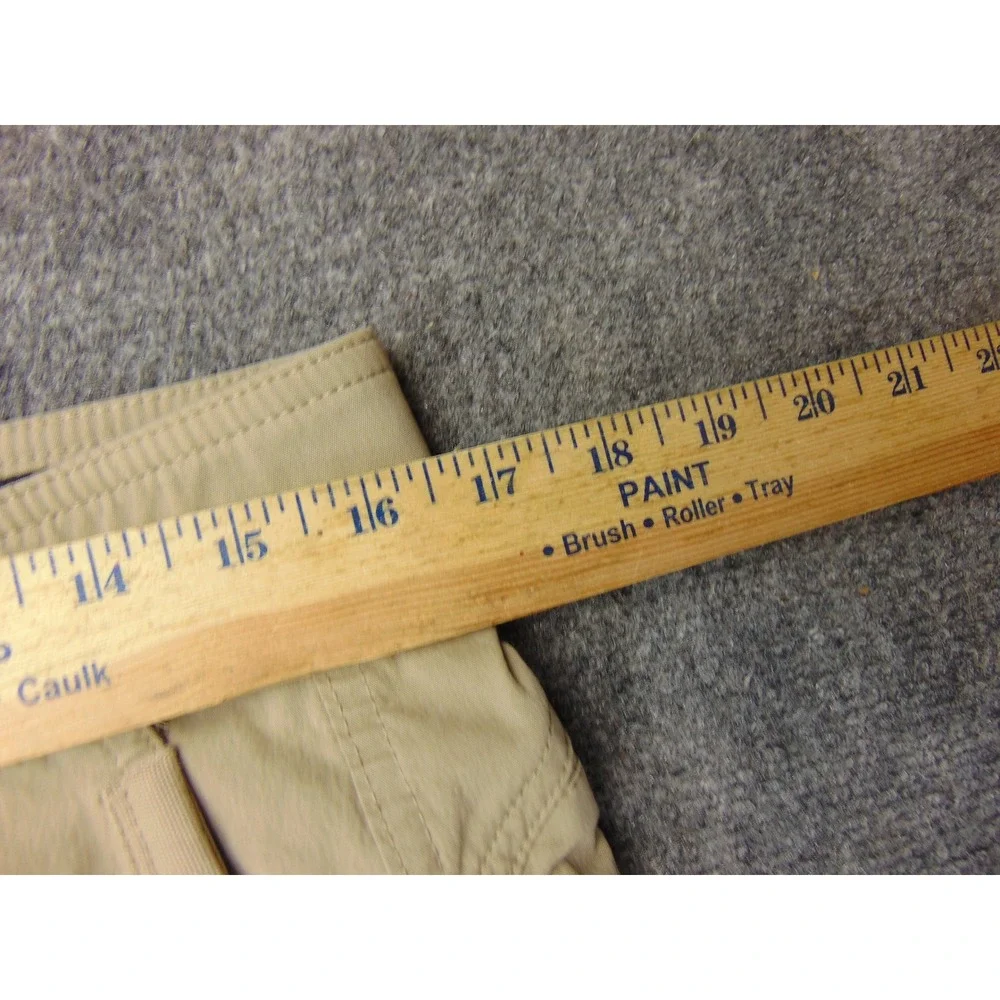Eddie Bauer Pants Mens 34x34 First Ascent Khaki Solid Outdoor Gorpcore Hiking